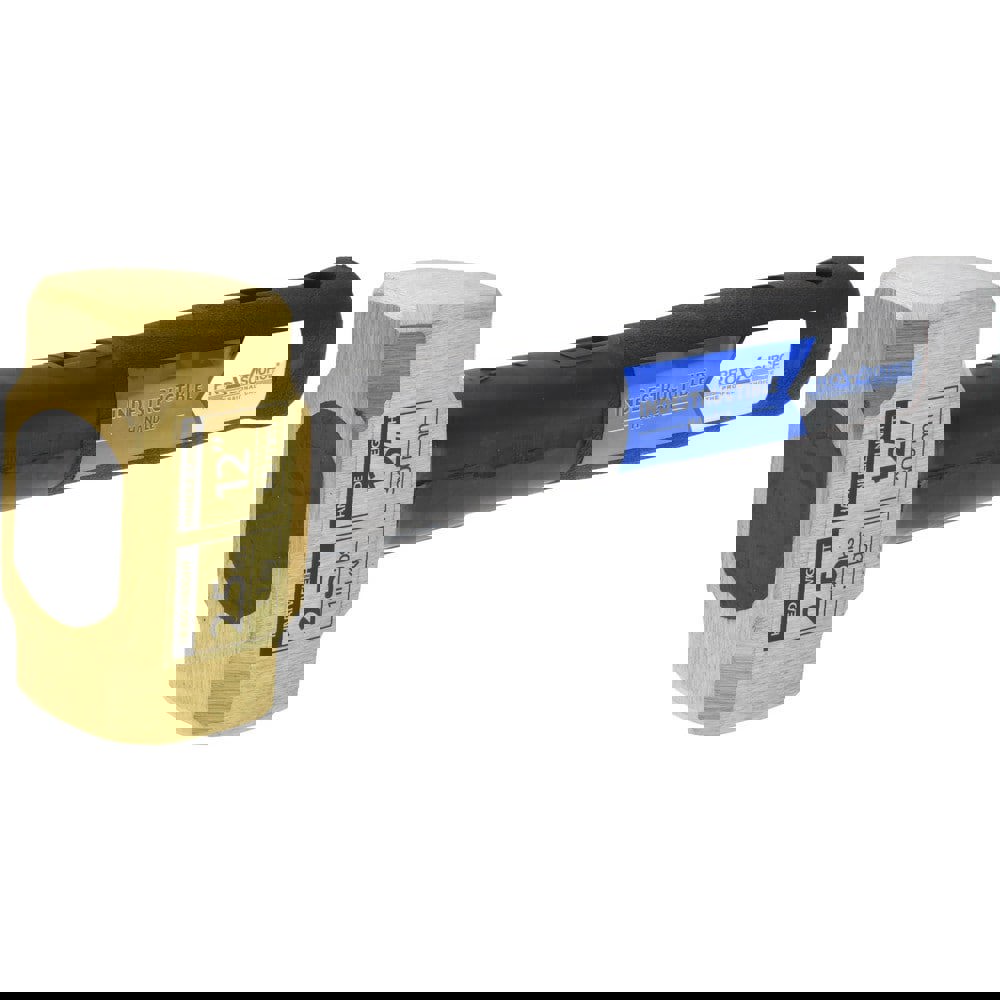 Non-Sparking Hammers; Tool Type: Brass Hammer; Head Material: Brass; Handle Material: Steel; Head Weight Range: 1 - 2.9 lbs.; Overall Length Range: 9